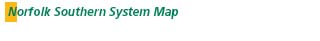 Norfolk Southern System Map