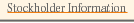 Stockholder Information